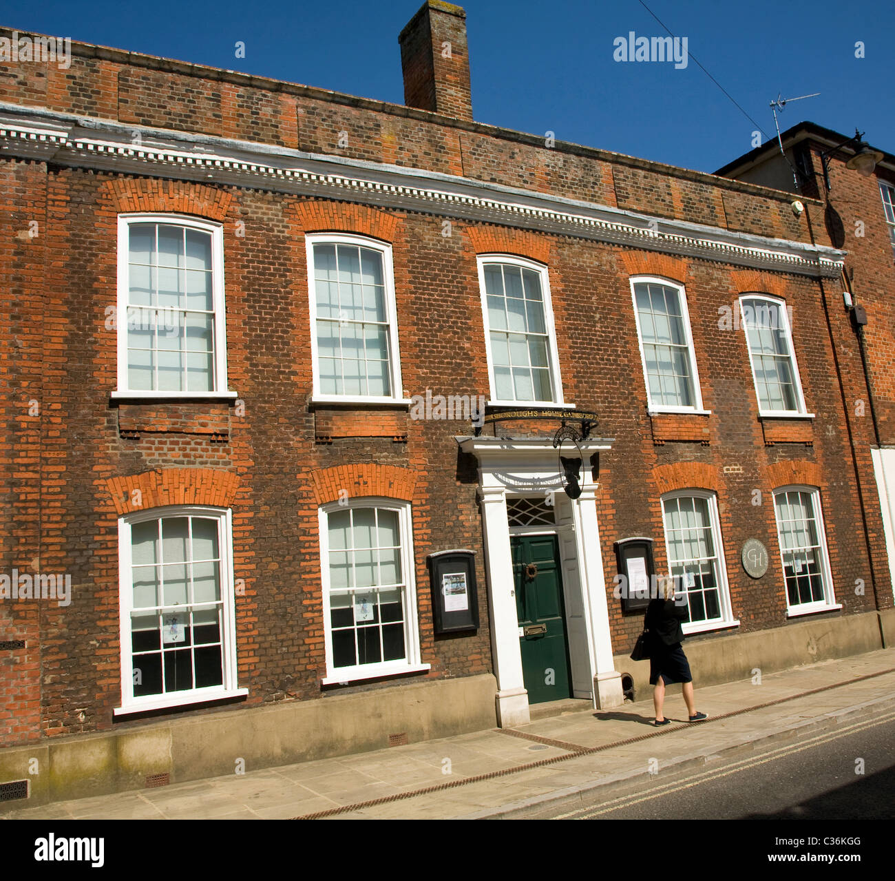 Thomas Gainsborough's house Sudbury Suffolk England Stock Photo Alamy