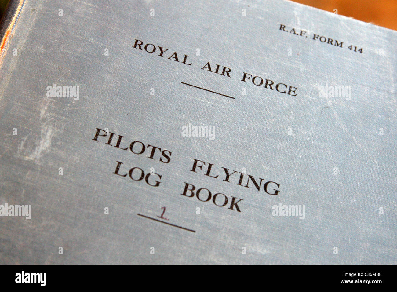 World War 2 Royal Air Force Pilots Flying Log Book Stock Photo - Alamy
