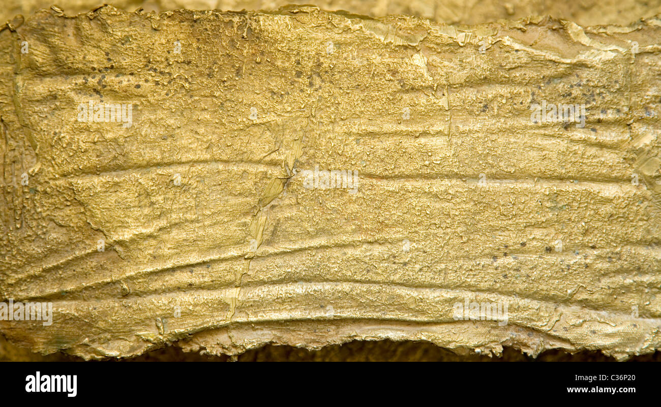 aged texture of bronze, raw and scratched Stock Photo