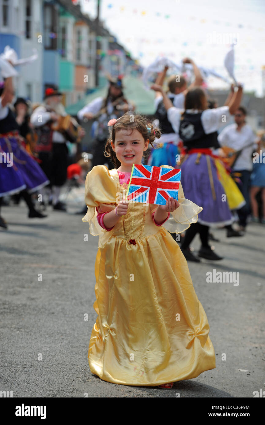 Street parties in Brighton on the day of the wedding between Prince