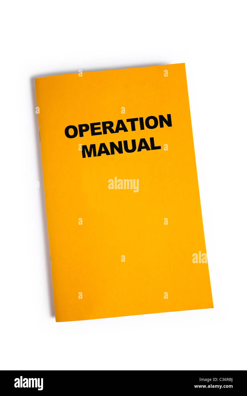 Operation Manual Book at Harvey Horton blog