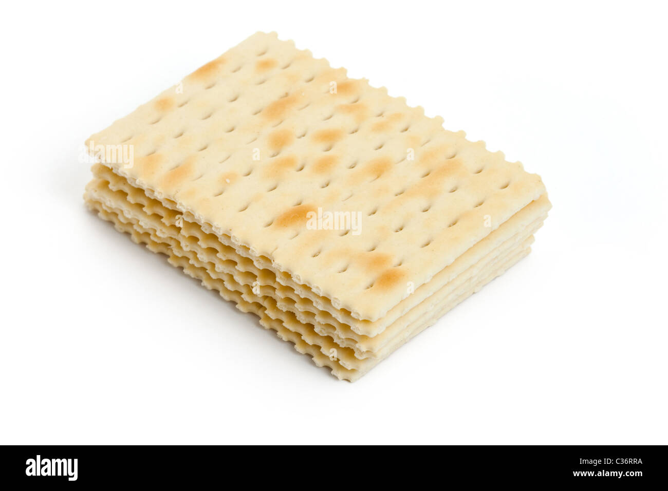 Cracker with white background Stock Photo Alamy