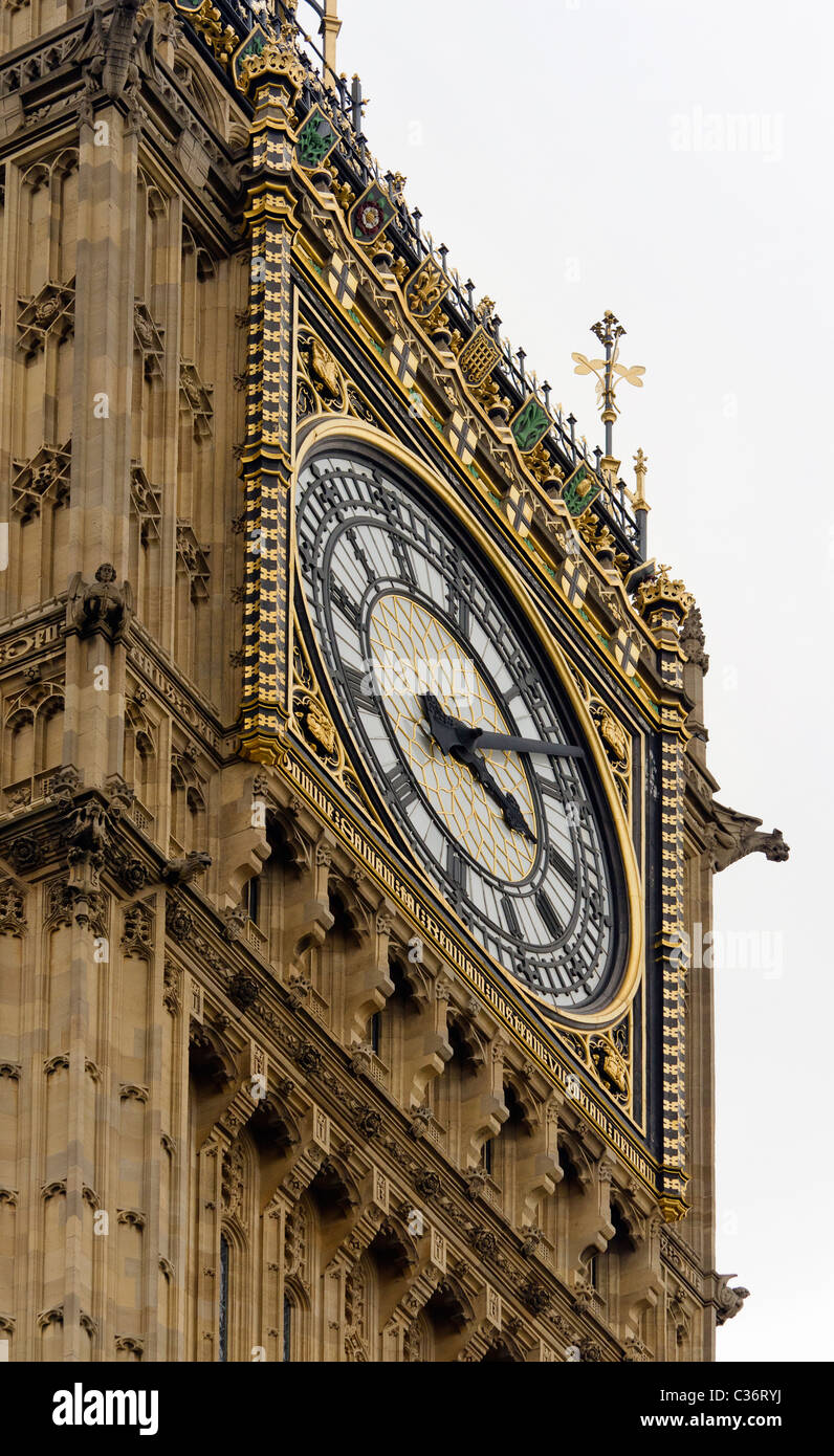 Big Ben Clock Tower, London Stock Photo