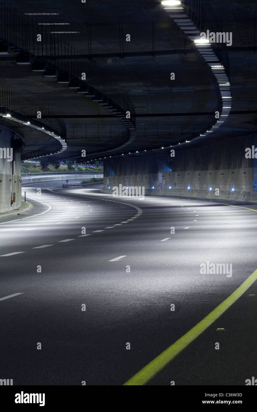 Empty Freeway At Night High Resolution Stock Photography and Images - Alamy