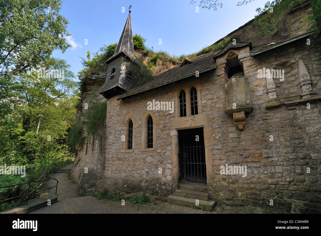 The Saint Quirinus chapel at Luxembourg, Grand Duchy of Luxembourg Stock Photo
