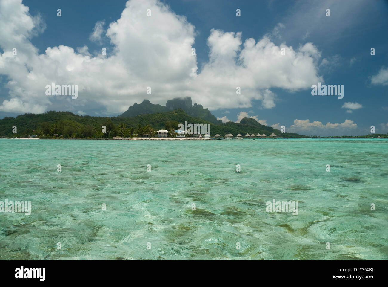 Matira beach bora bora island hi-res stock photography and images - Alamy