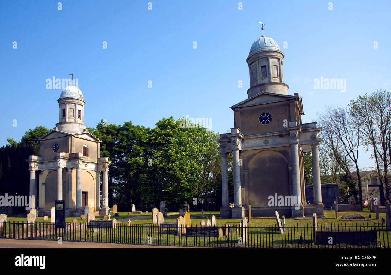 Mistley Towers Essex England Stock Photo