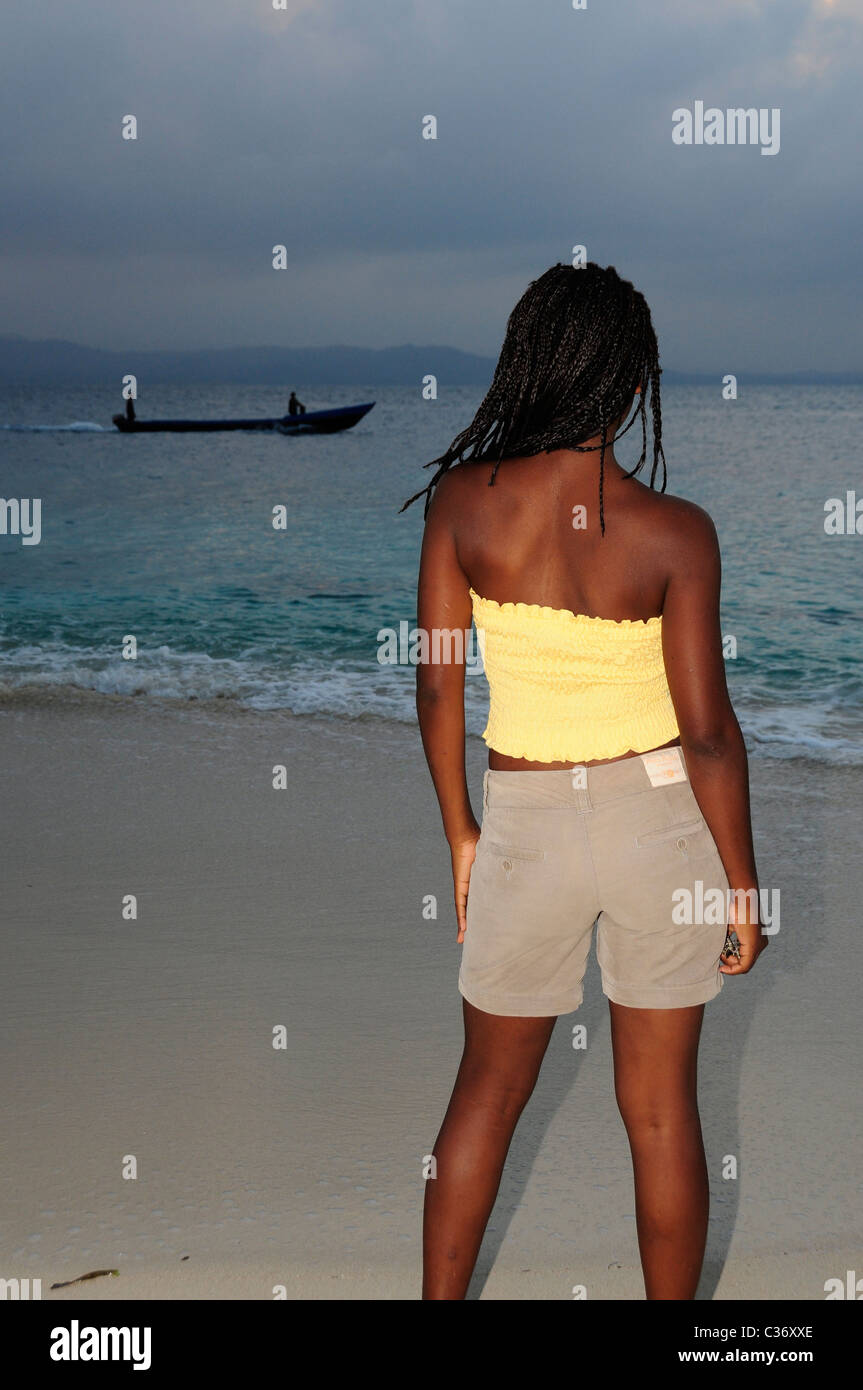 Black women and the sea Stock Photo - Alamy