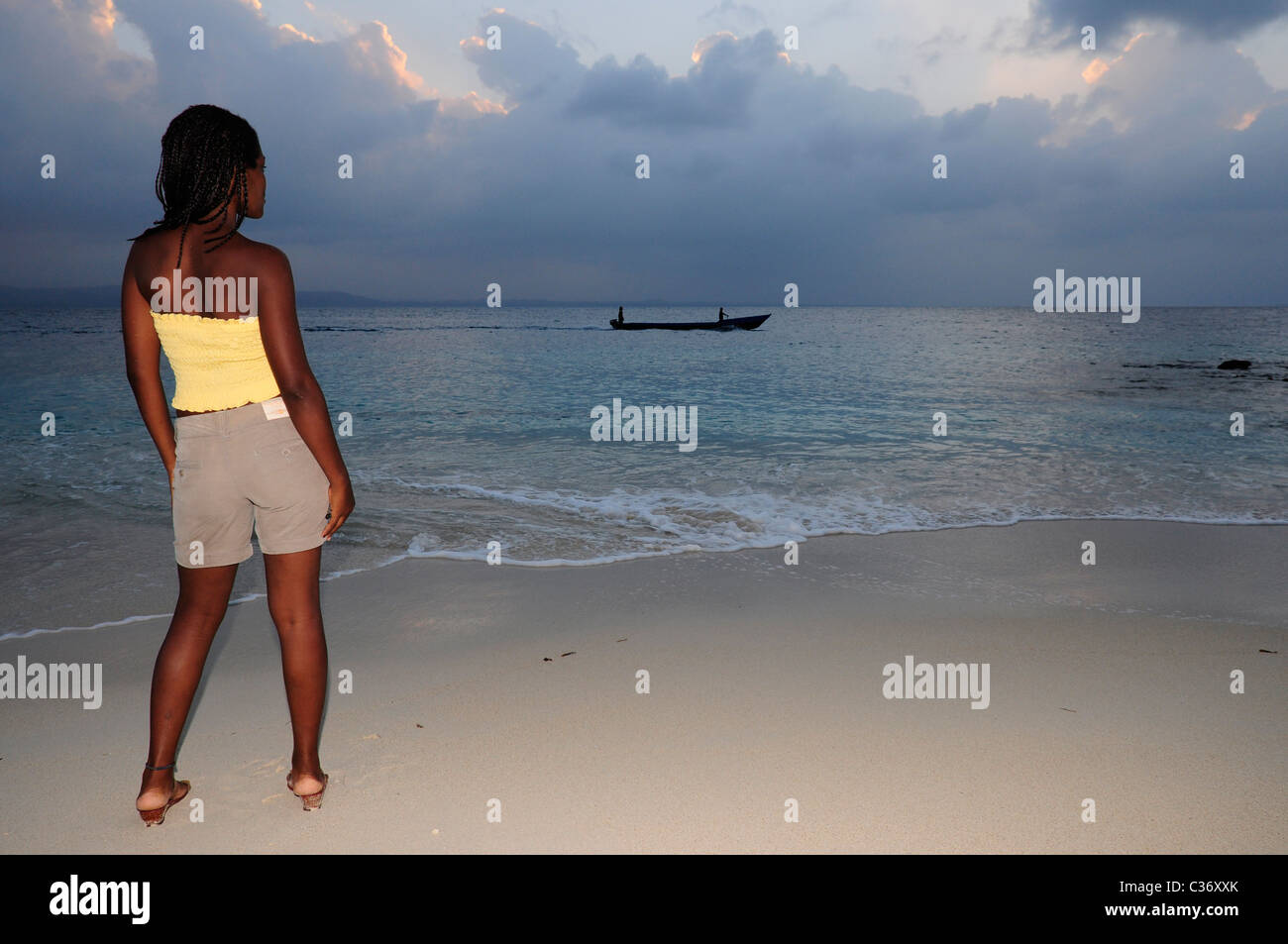 Black women and the sea Stock Photo - Alamy