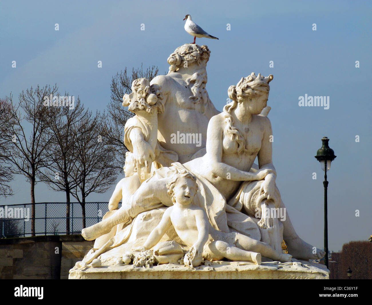 Sculptures from the Tuileries Gardens Stock Photo Alamy