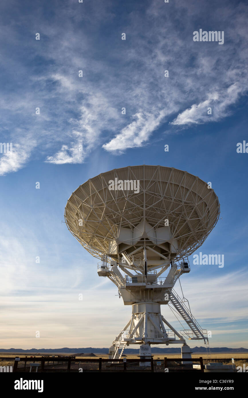 National Radio Astronomy Observatory. The Very Large Array (VLA) in New Mexico, USA. Stock Photo