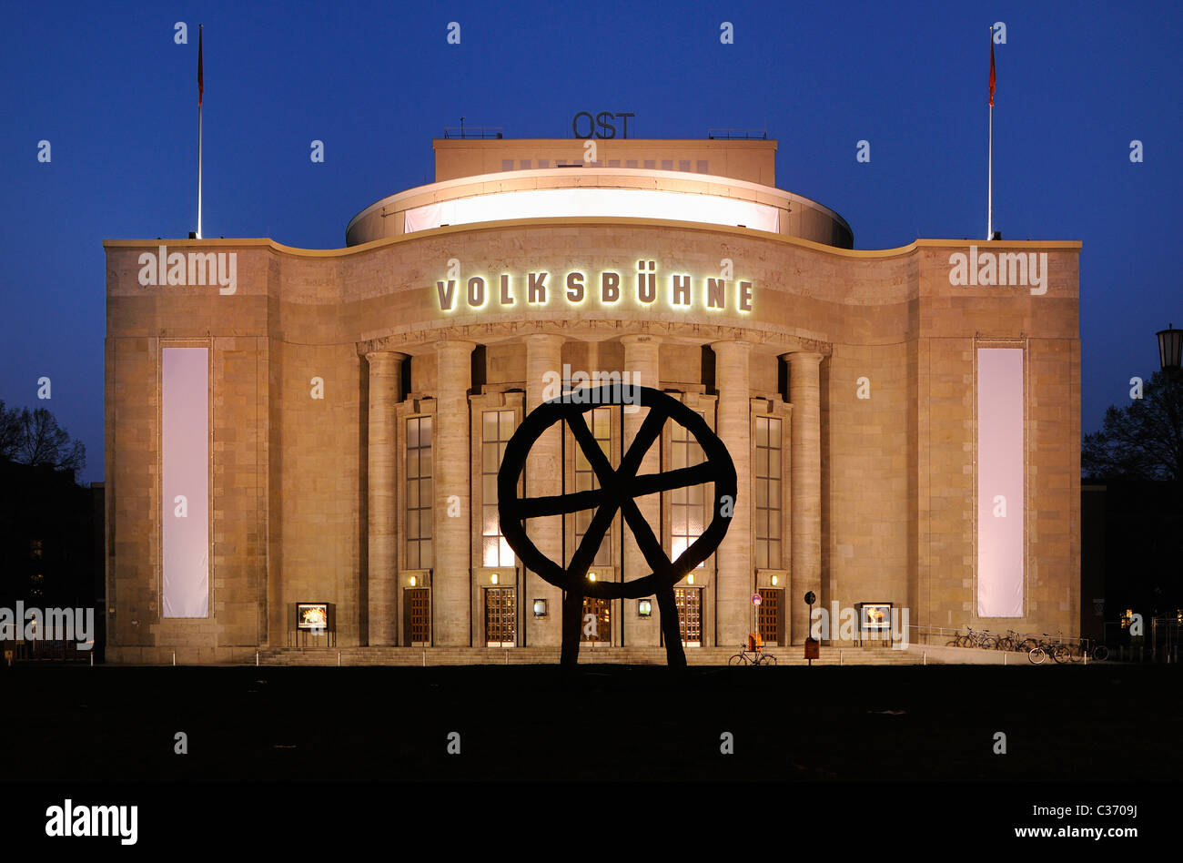 Volksbuehne am RosaLuxemburgPlatz theatre after its renovation in 2010, RosaLuxemburgPlatz