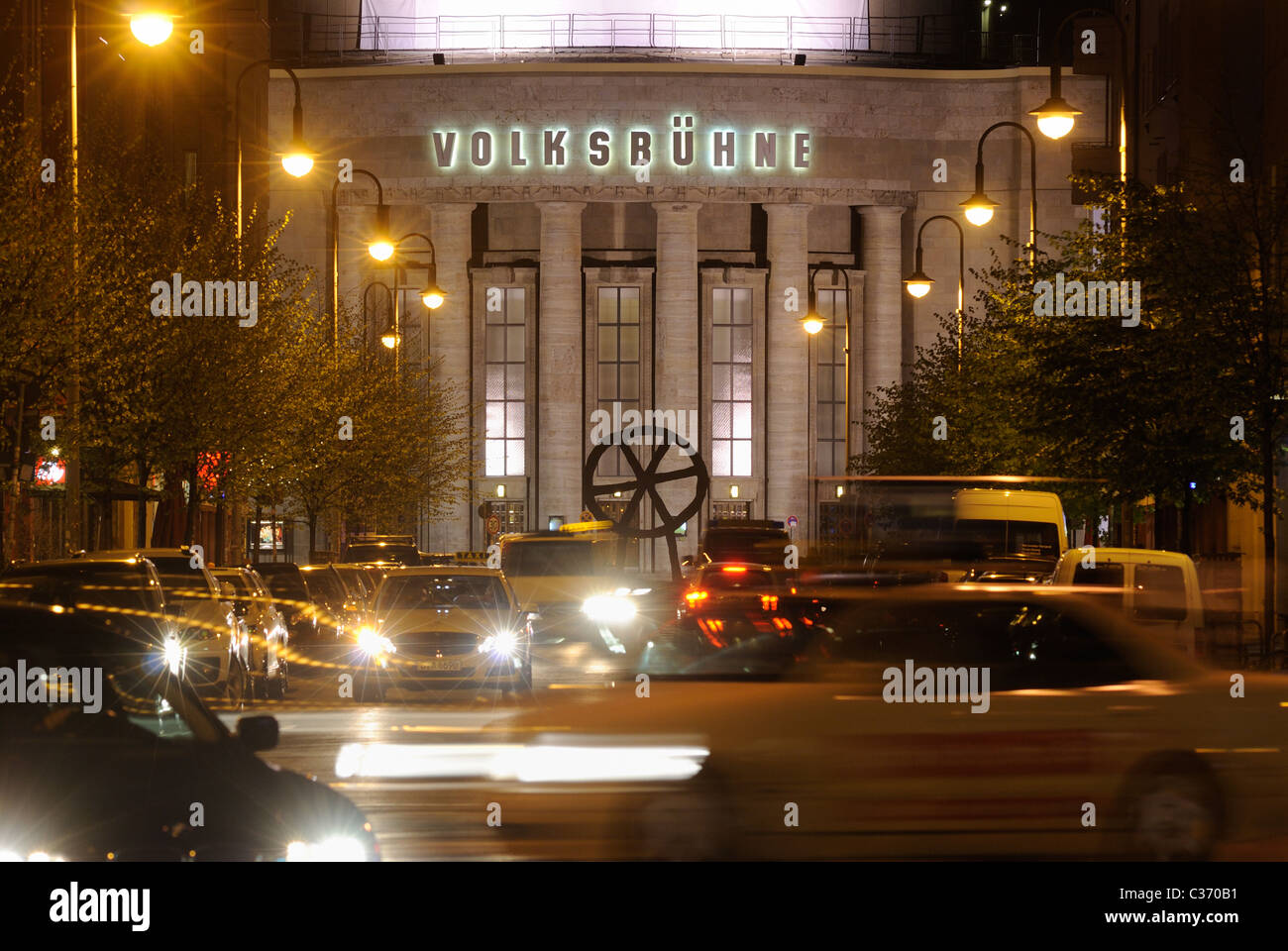 Volksbuehne am RosaLuxemburgPlatz theatre after its renovation in 2010, RosaLuxemburgPlatz