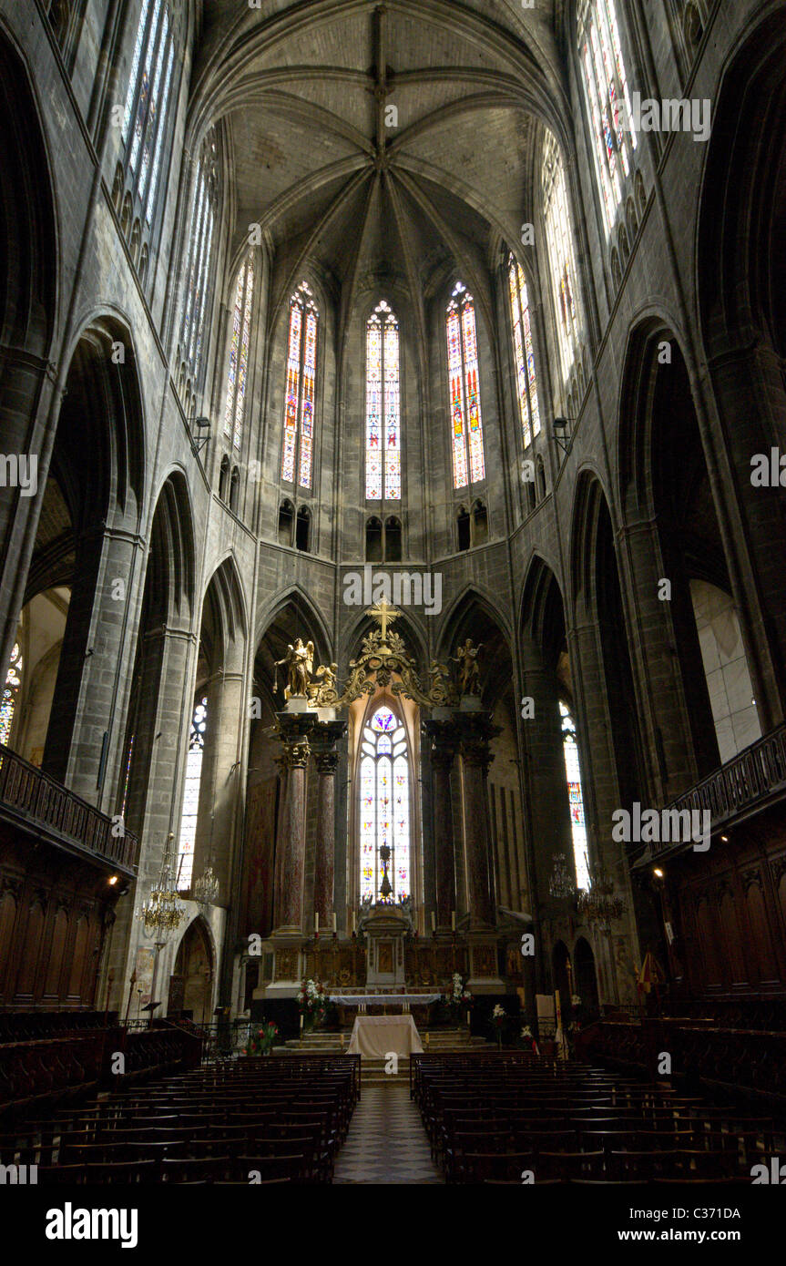 Cathedrale Saint-Just-et-Saint-Pasteur de Narbonne Stock Photo