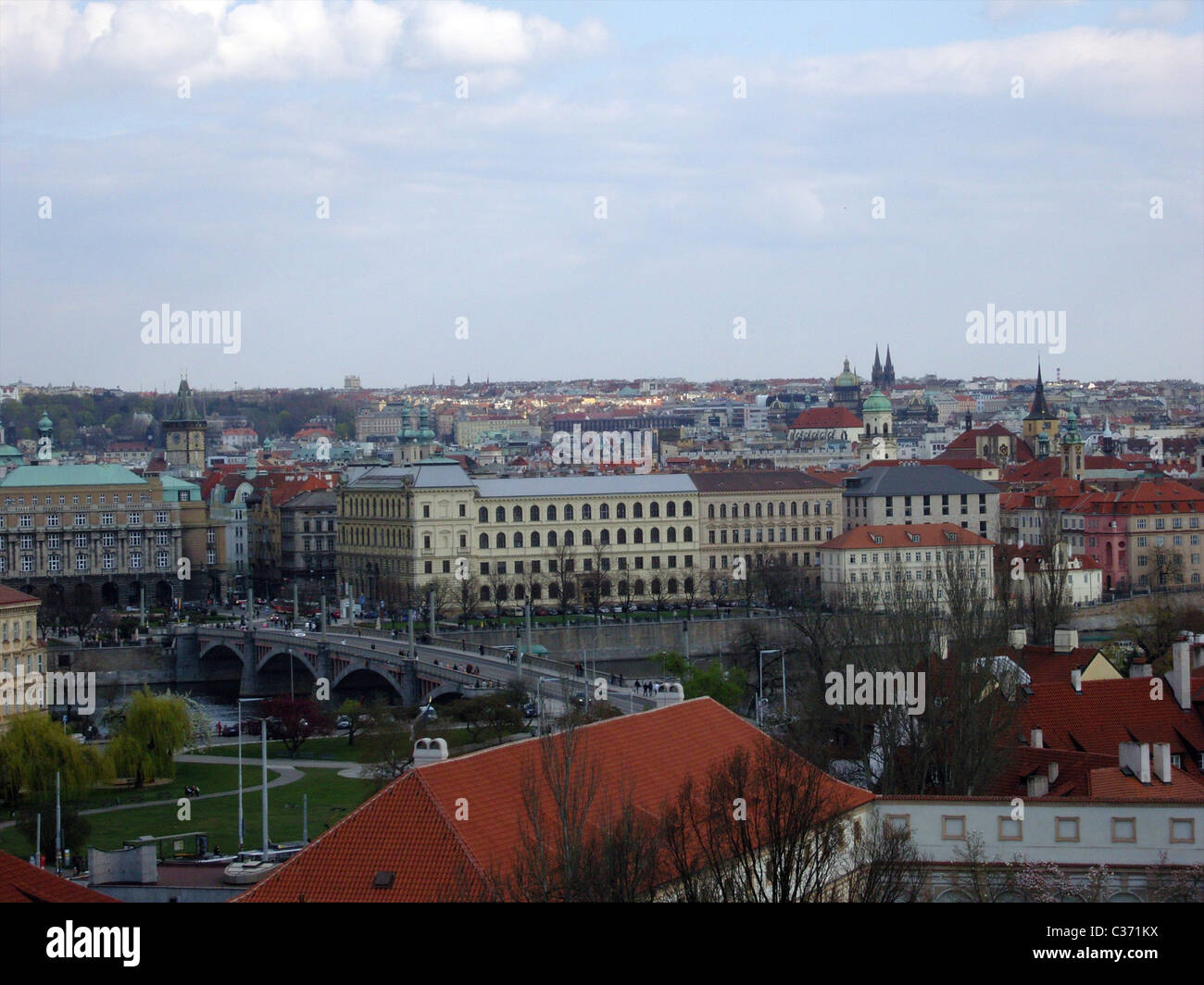 Traditional Buildings Streets In Prague Tourist Attraction Stock Photo Alamy