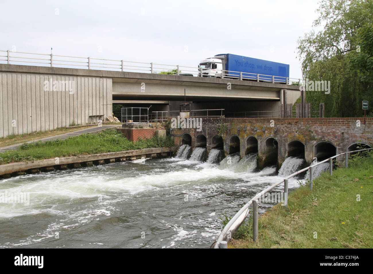 River Itchen Stock Photo
