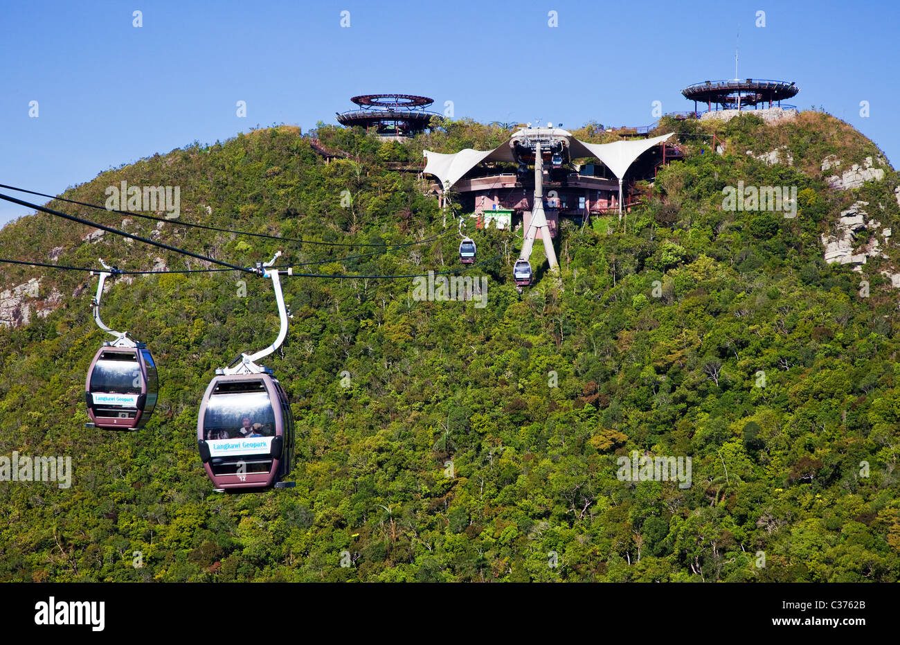 Langkawi Cable Car, Top Station Stock Photo - Alamy