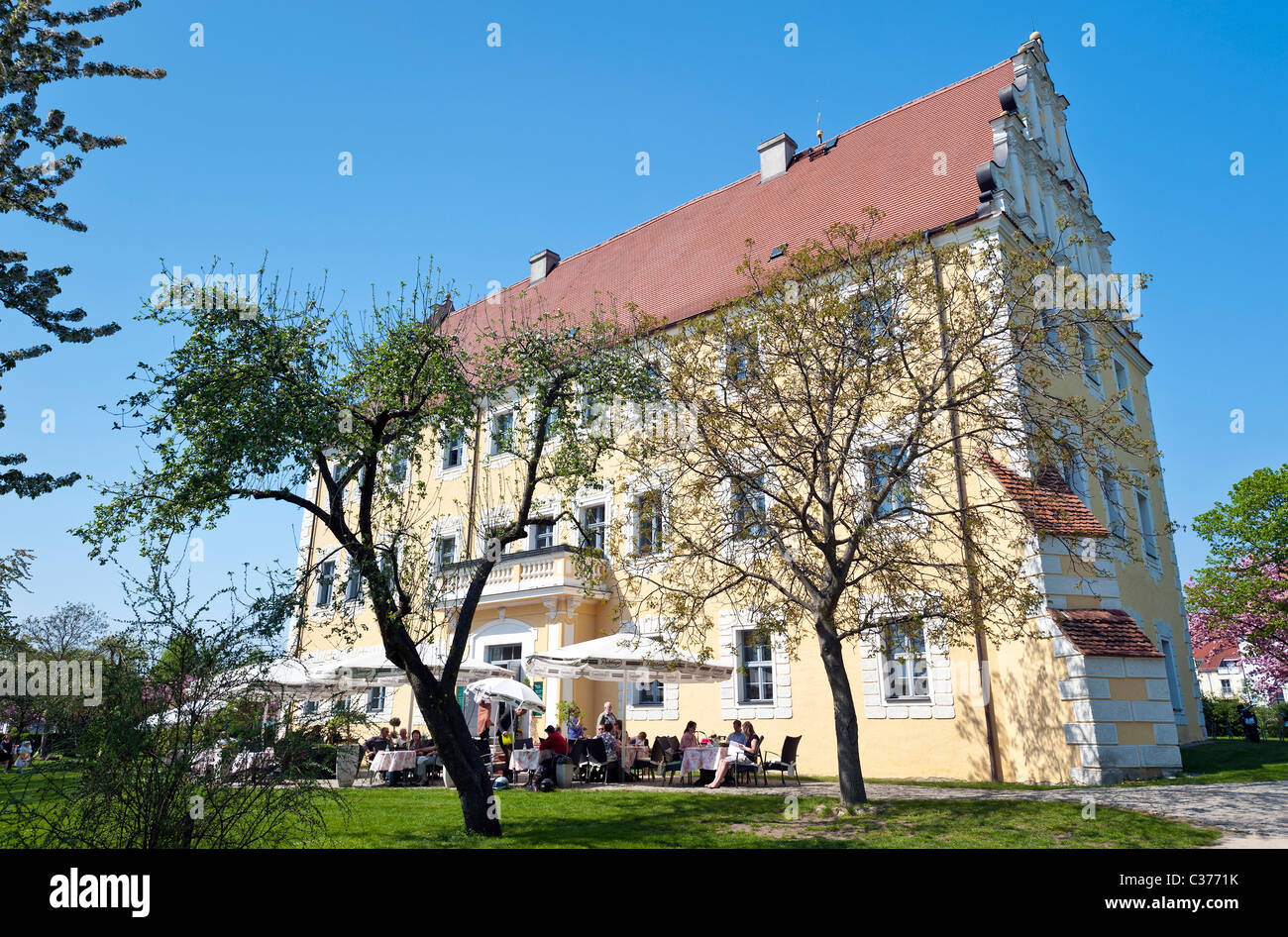 Lübben Castle, Lübben (Spreewald), Lower Lusatia, Brandenburg, Germany, Europe Stock Photo