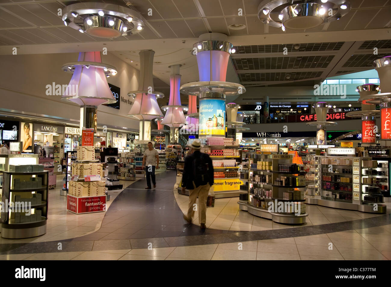 Gatwick North Terminal Duty Free shopping Stock Photo