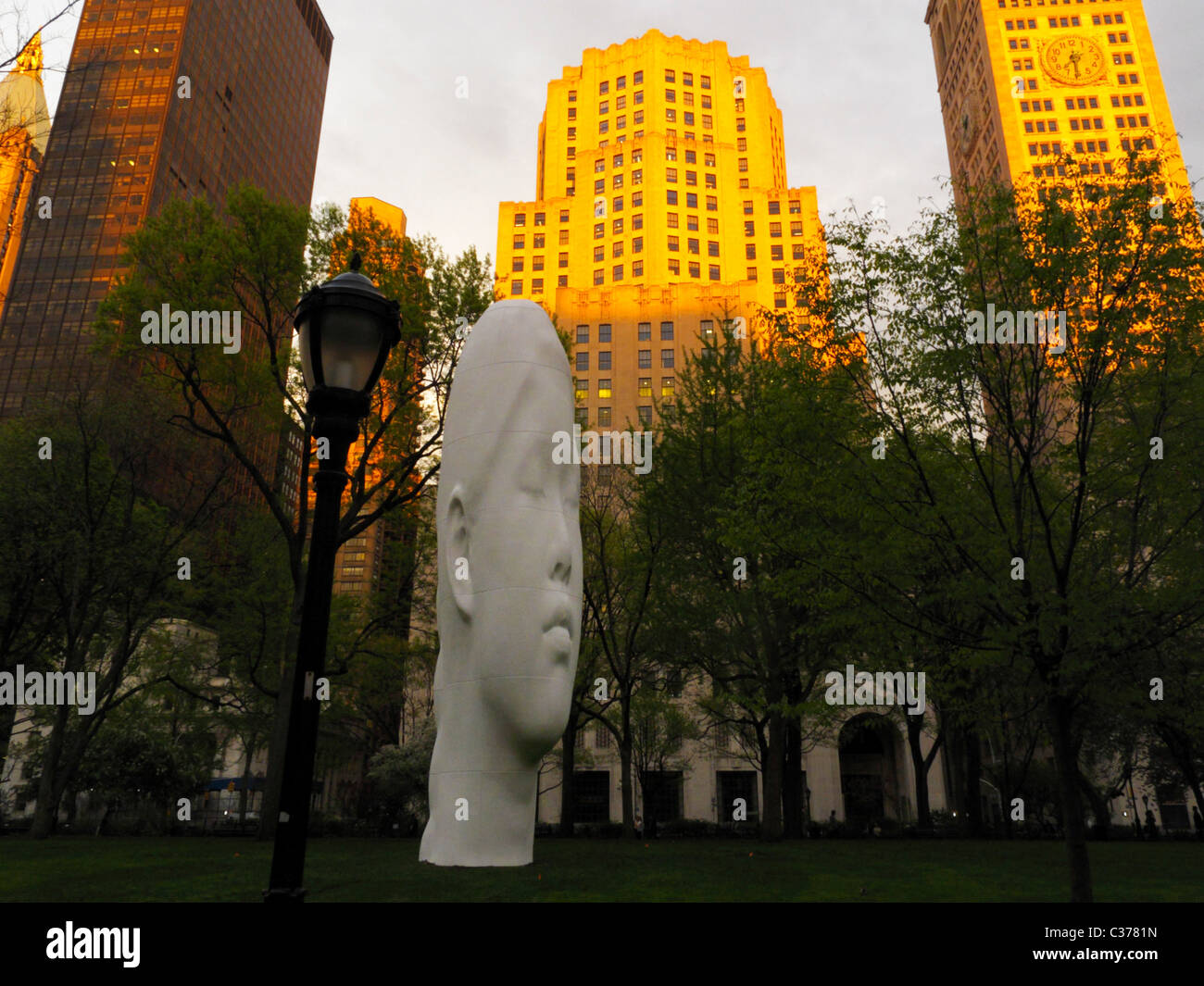 The outdoor sculpture Dream at Madison Square Park, New York City, NY