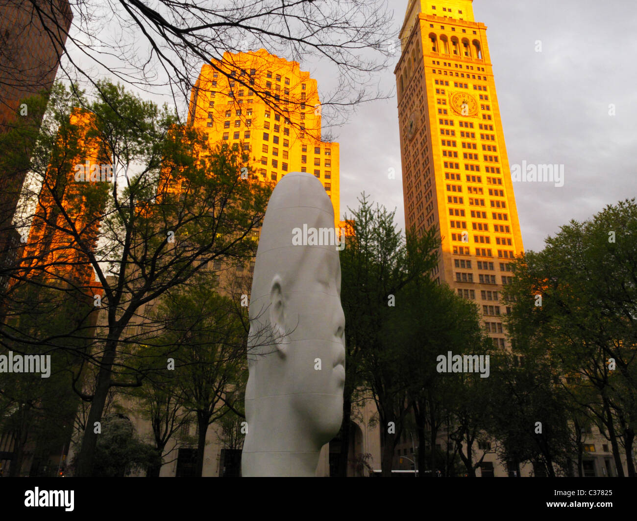 The outdoor sculpture Dream at Madison Square Park, New York City, NY