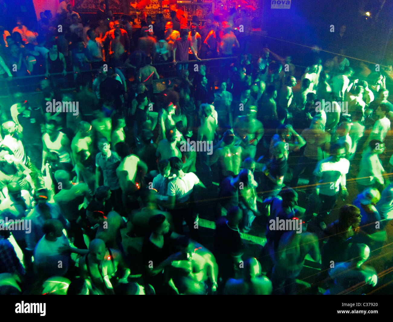 Paris, France, Gay Nightclub, Gays Dancing, Scream Party Night, 