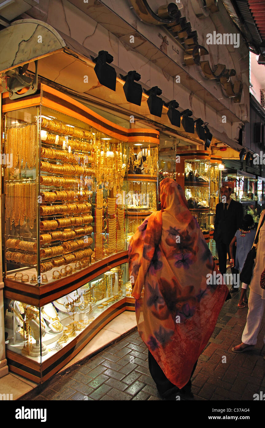 Diera Gold Souk, Deira, Dubai, United Arab Emirates Stock Photo