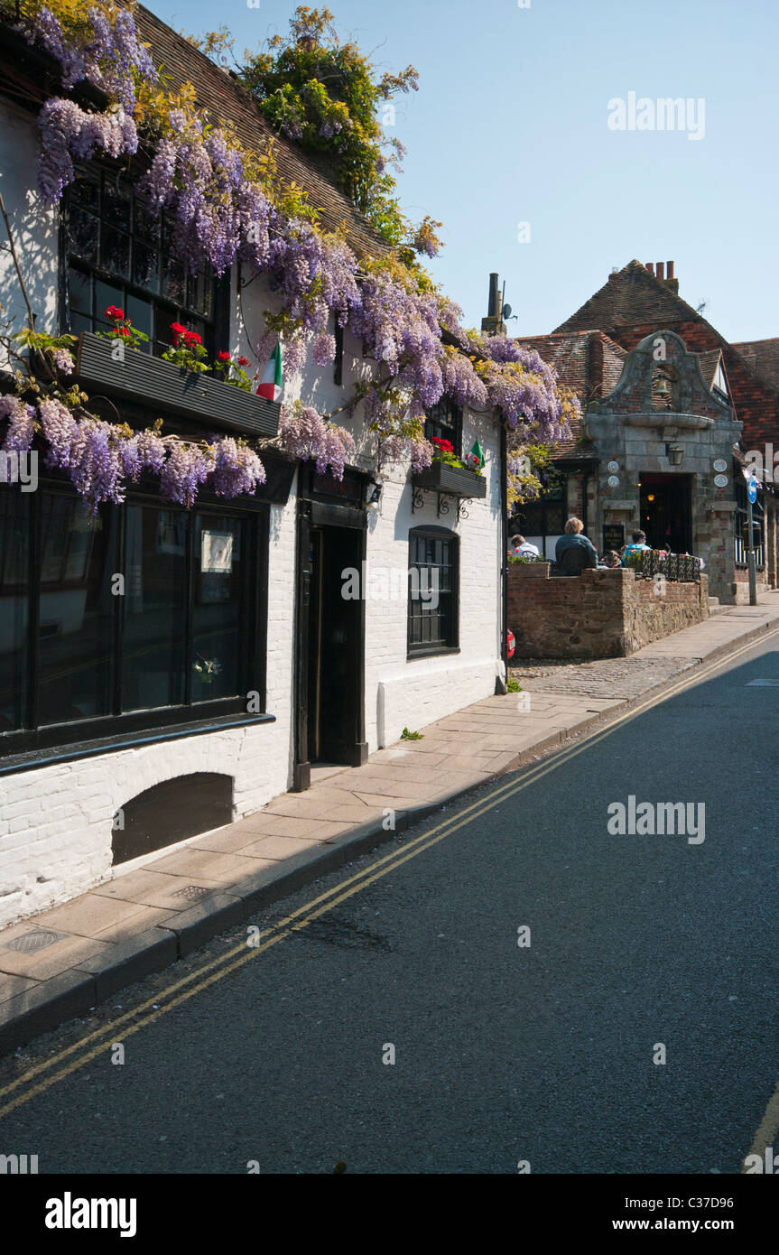 Casanova Italian Restaurant The Mint Rye East Sussex England Stock