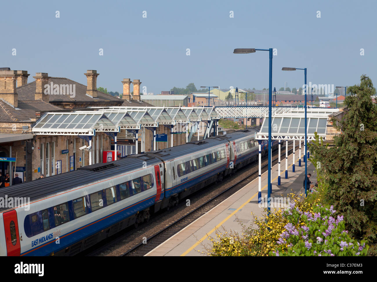 Loughborough Railway Station home of the Great Central Railway Leicestershire England GB UK EU Europe Stock Photo