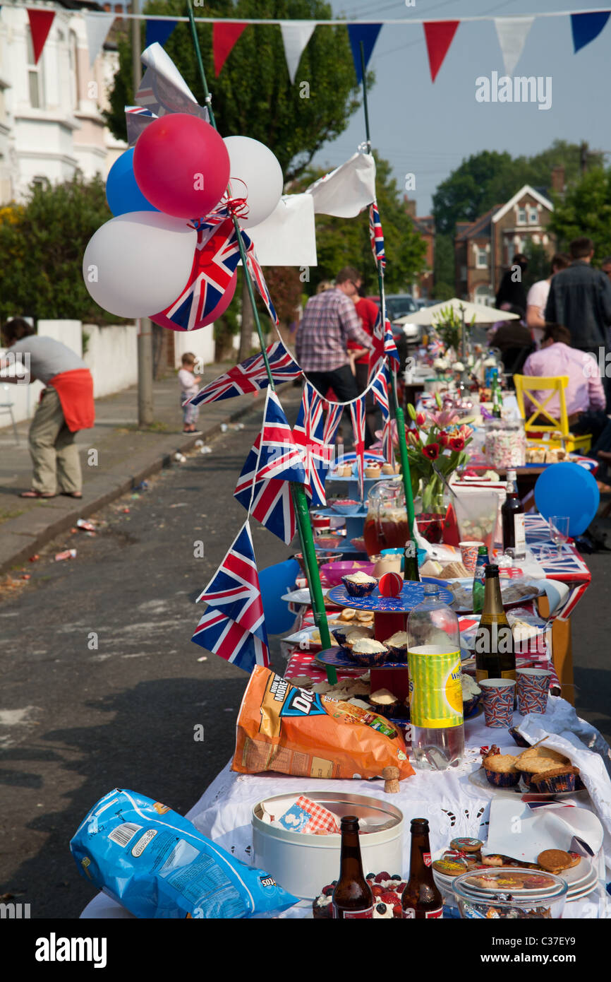 Wedding of Prince William and Kate Middleton Street Party Wandsworth