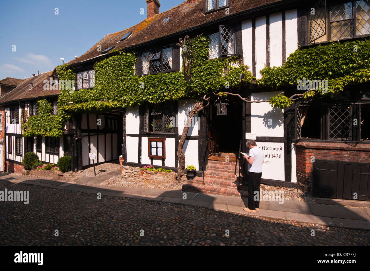 Rye sussex tudor houses hi-res stock photography and images - Alamy