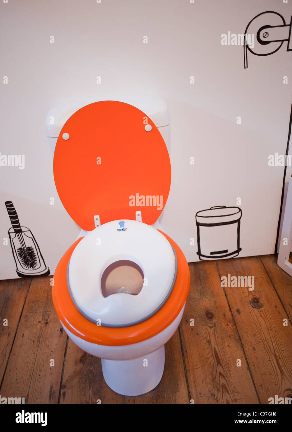 London, U.K., Children's Toilet on Display Inside "London Toy & Model