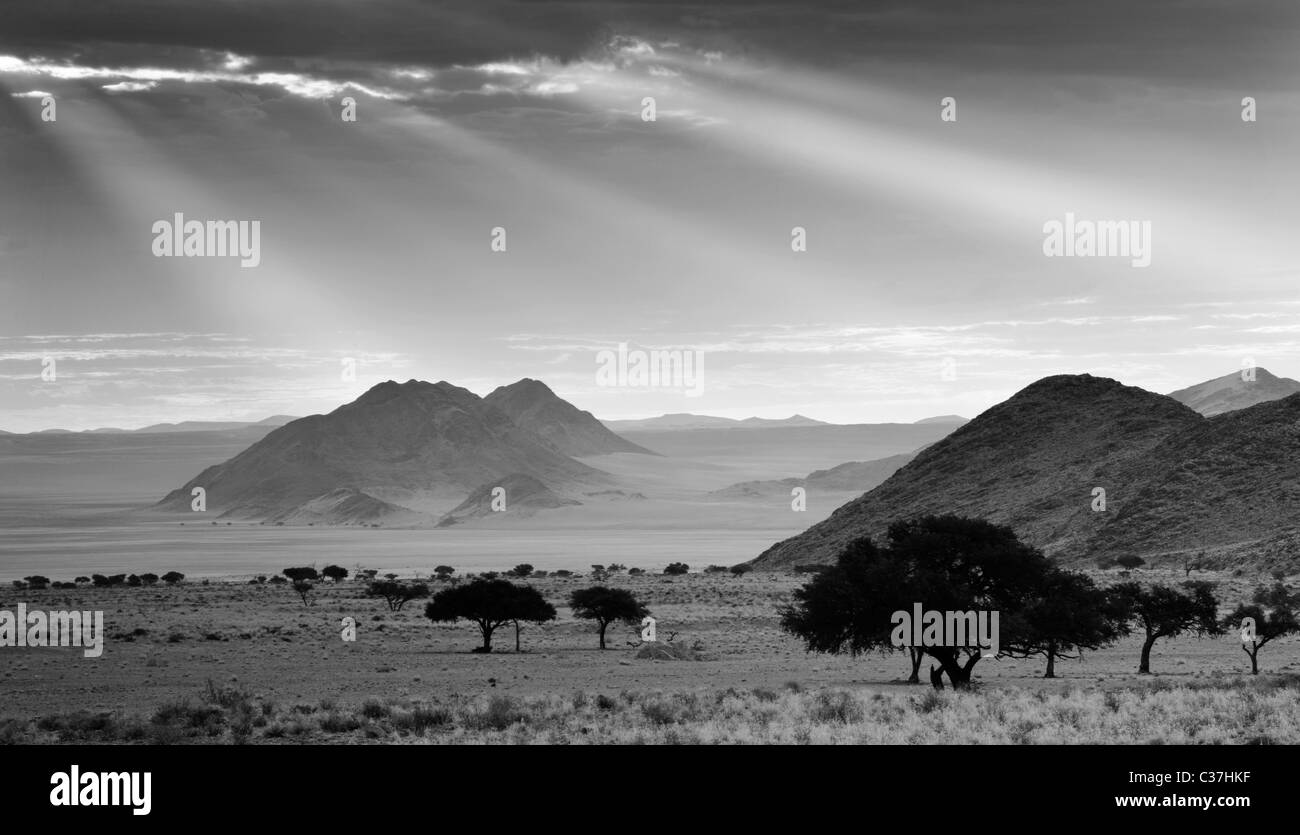 Sunset, Namibia, Africa Stock Photo