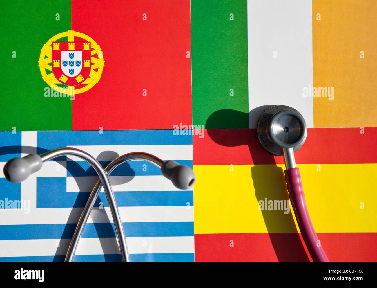 Portuguese Economy in need of bail out Stock Photo