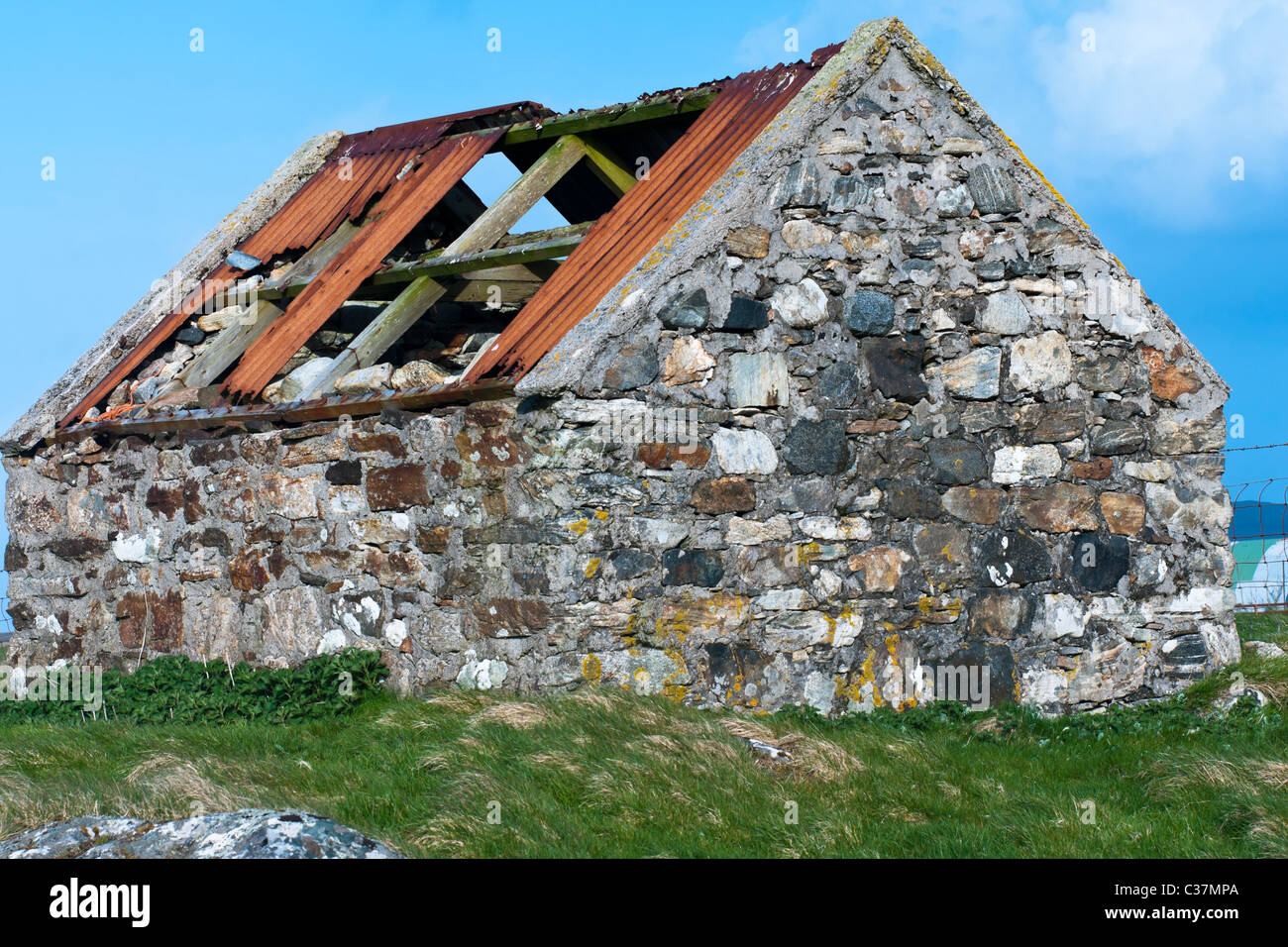 Building, Byre, Barn, Abandoned Stock Photo