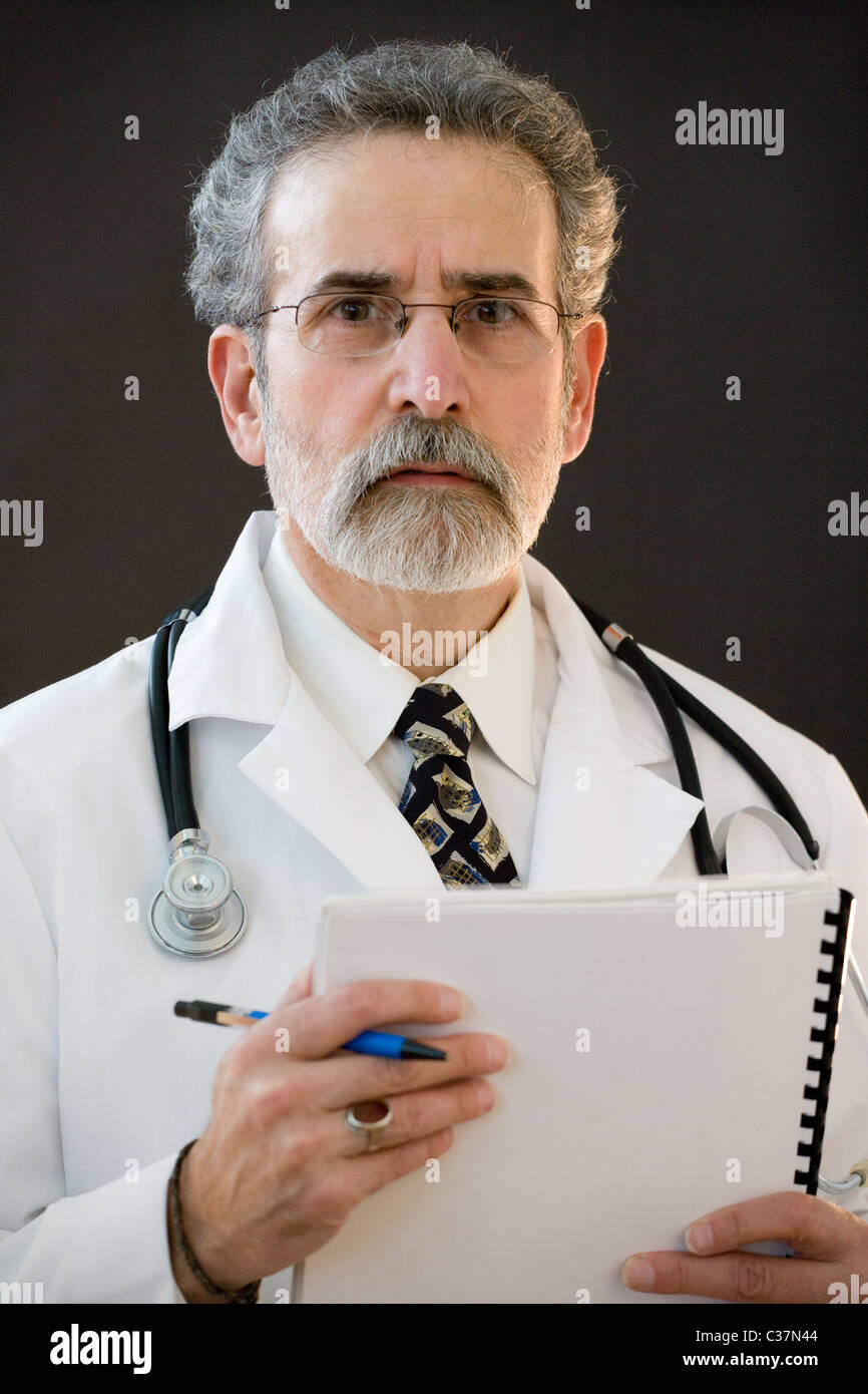 Doctor dr male with a professional demeanor Stock Photo