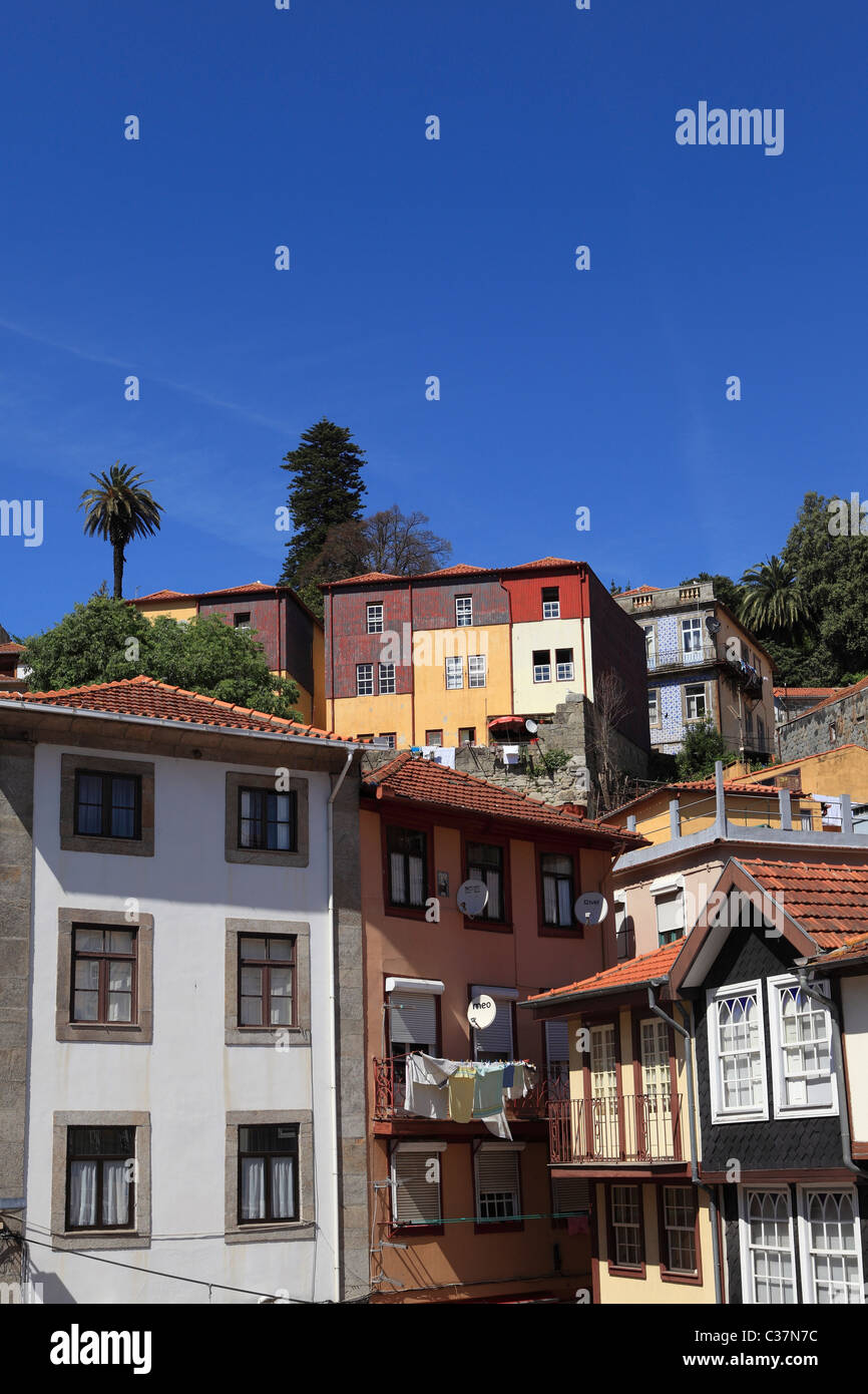 Housing in central Porto, Portugal Stock Photo Alamy