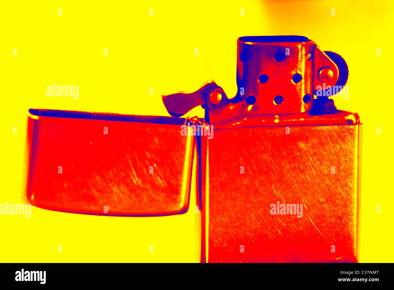 Refillable lighter close up Stock Photo Alamy