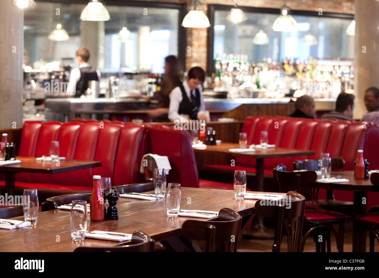 The Hoxton Hotel Hoxton Grill in Shoreditch, London Stock Photo - Alamy