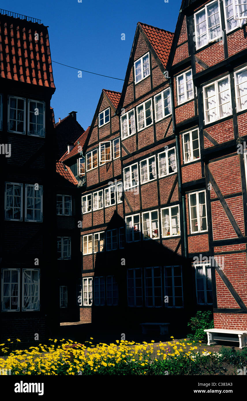 Beyling Stift (Beyling Trust Housing) in the German city of Hamburg Stock  Photo - Alamy