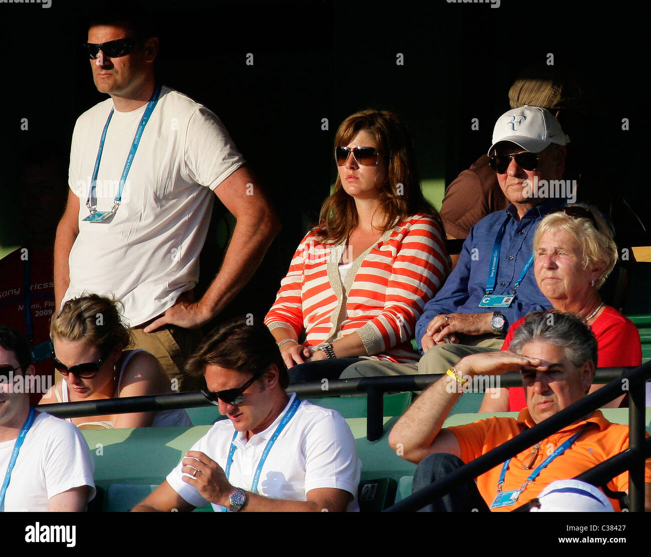Mirka Vavrinec, girlfriend of Roger Federer Day 9 of the Sony Ericsson Open at the Crandon Park Tennis Centre Key Biscayne, Stock Photo