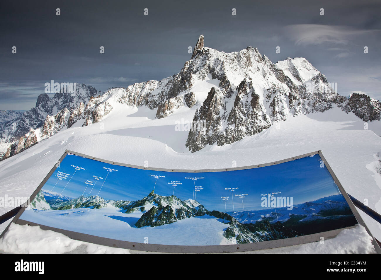 monte bianco dente del gigante
