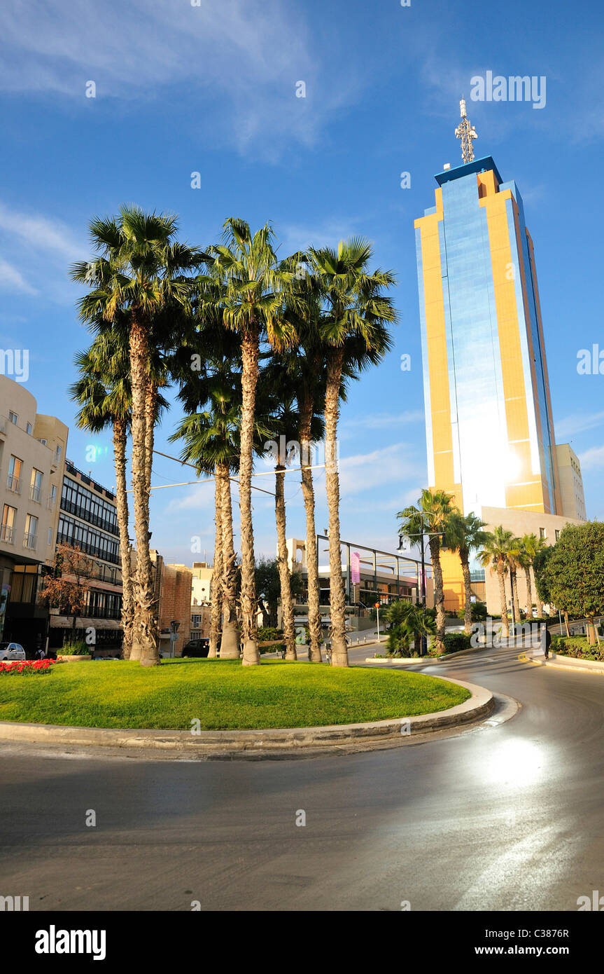 Portomaso Tower, St. Julian's, Malta, Europe Stock Photo