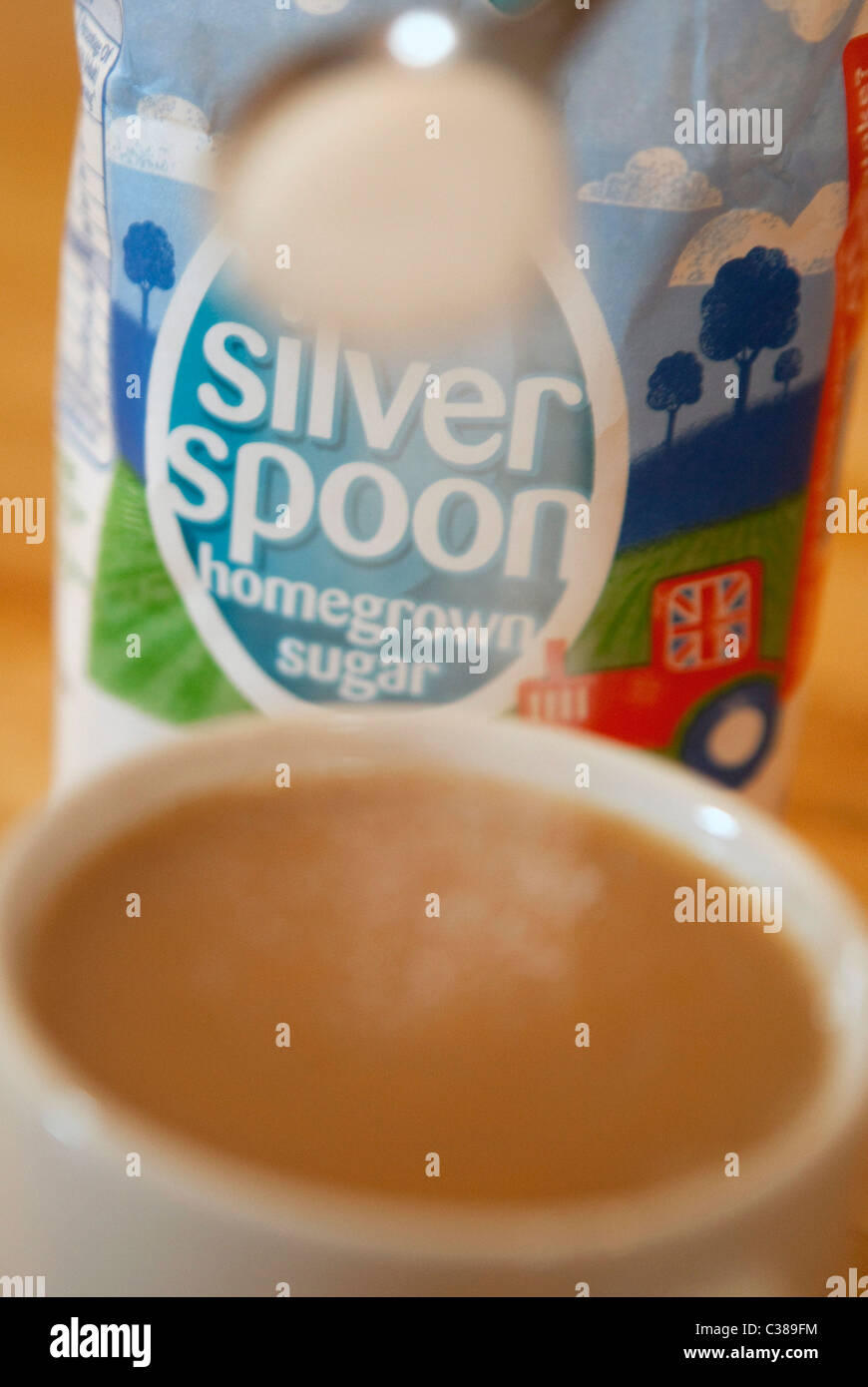 Silver spoon sugar hires stock photography and images Alamy