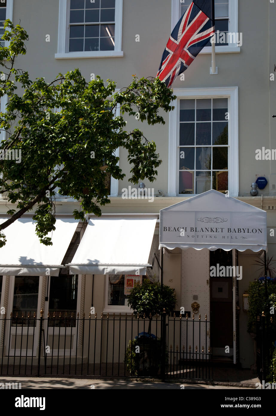 Bleach Blanket Babylon restaurant, Notting Hill, London Stock Photo Alamy