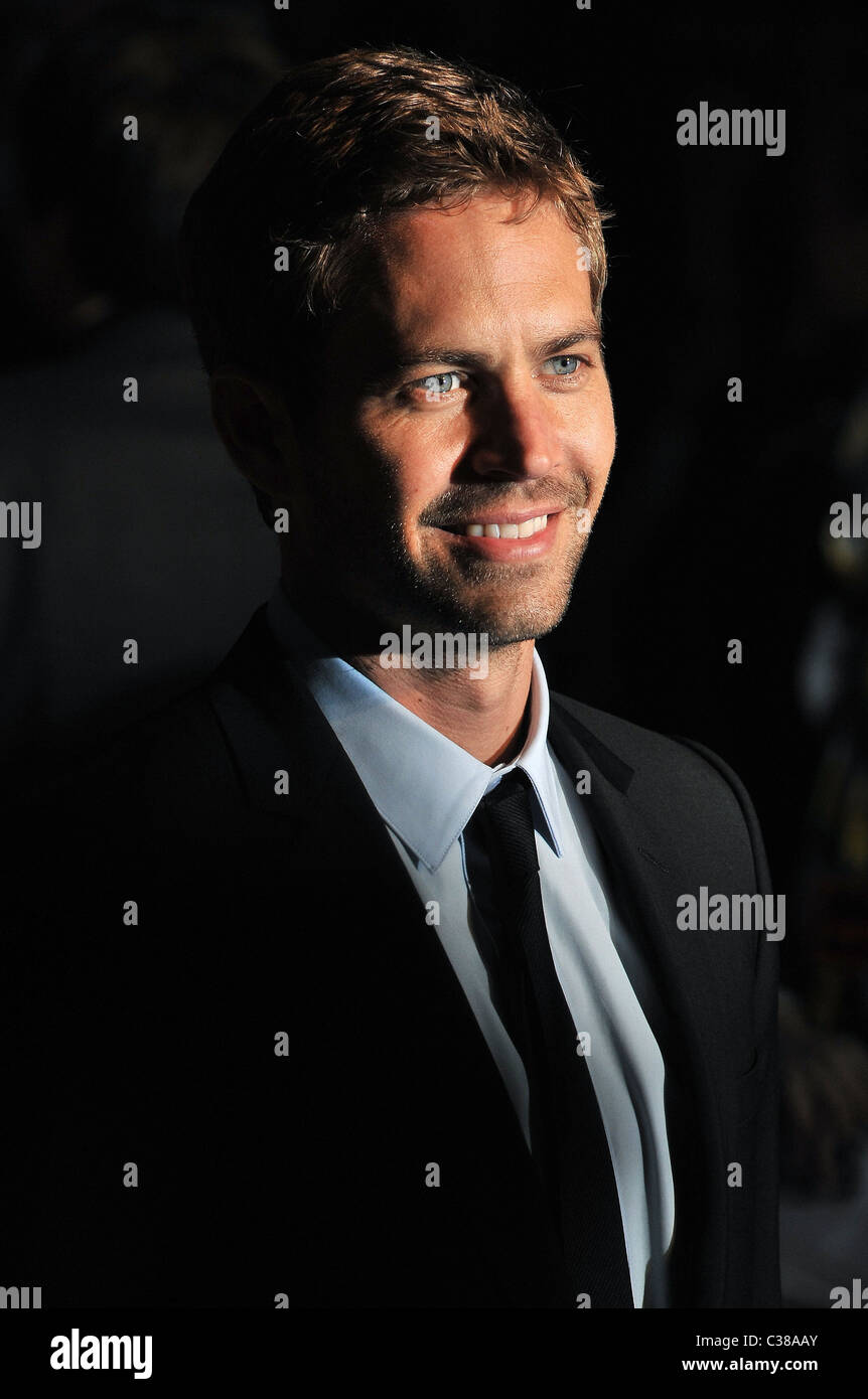 Paul Walker Fast & Furious - UK film premiere held at the Vue West. London, England - 19.03.09 : Stock Photo