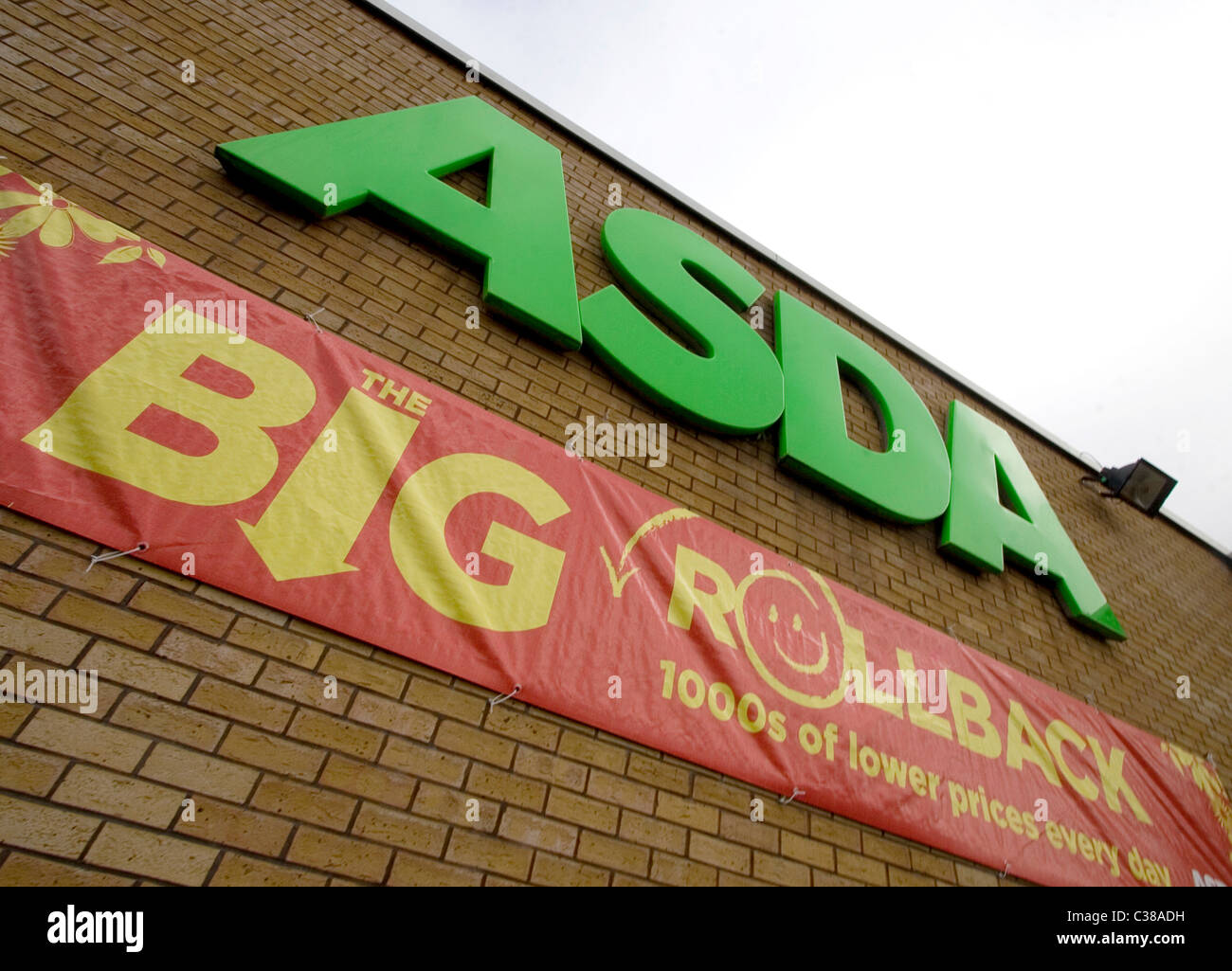 Asda Supermarket in Cambridge United Kingdom. Stock Photo