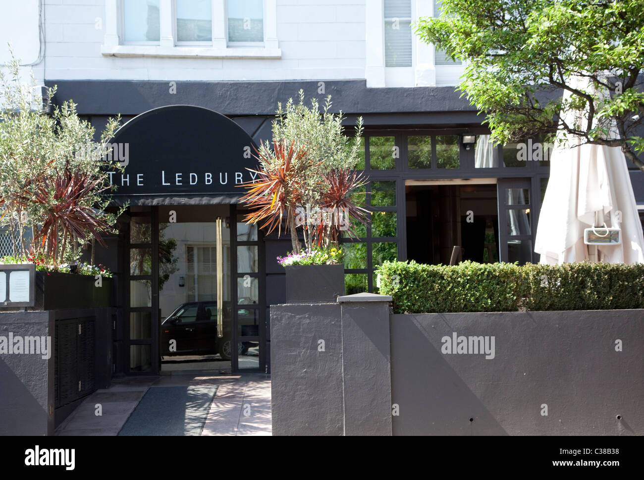 The Ledbury, Notting Hill, London rated among world's 50 best restaurants (S Pellegrino) Stock Photo