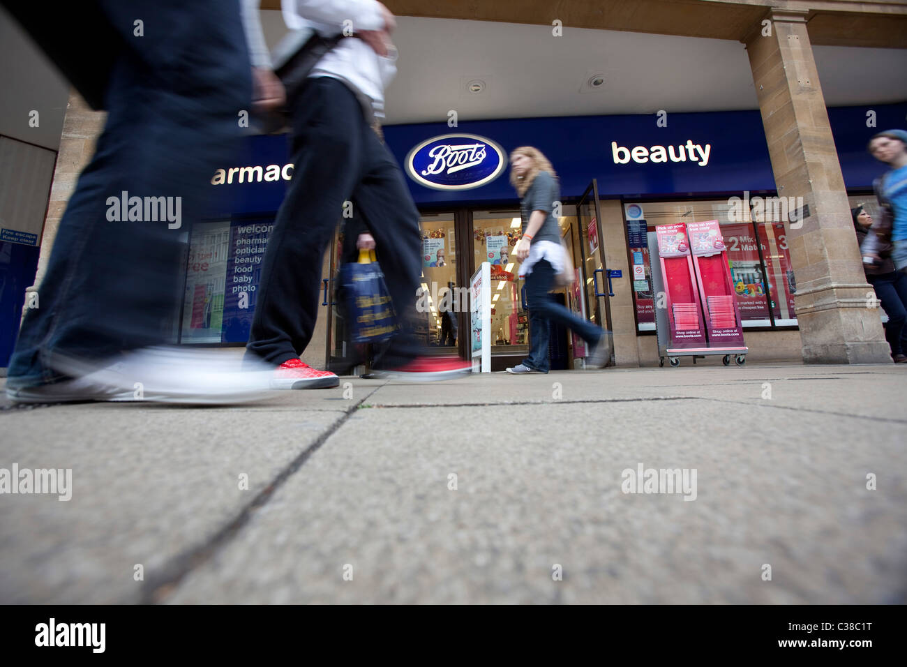 Exterior of a Boots store. Stock Photo