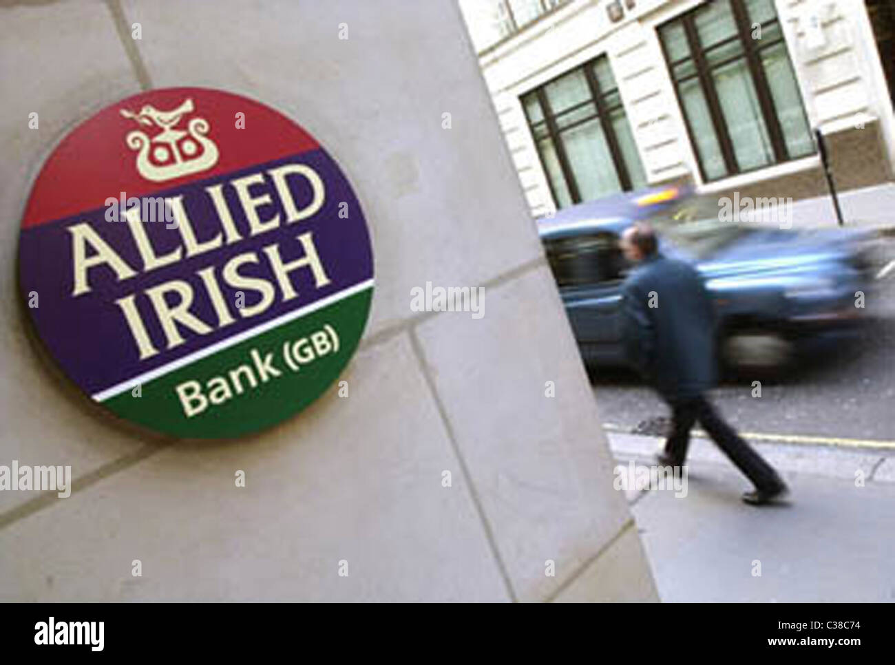 Allied Irish Banks logo and branch sign Stock Photo Alamy